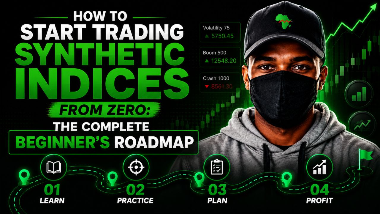 thumbnail how to start trading synthetics beginner's roadmap
